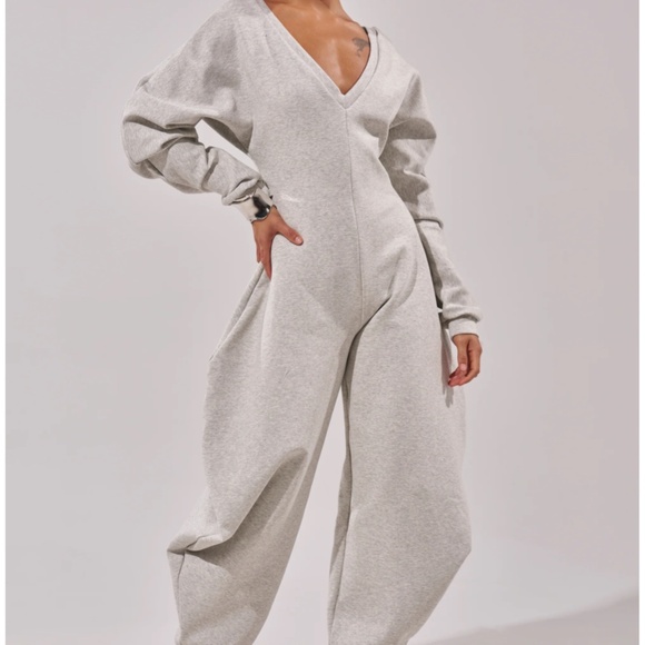 🔥NWT AKIRA COMFY COZY SWEATSHIRT JUMPSUIT - 2X - Picture 3 of 3